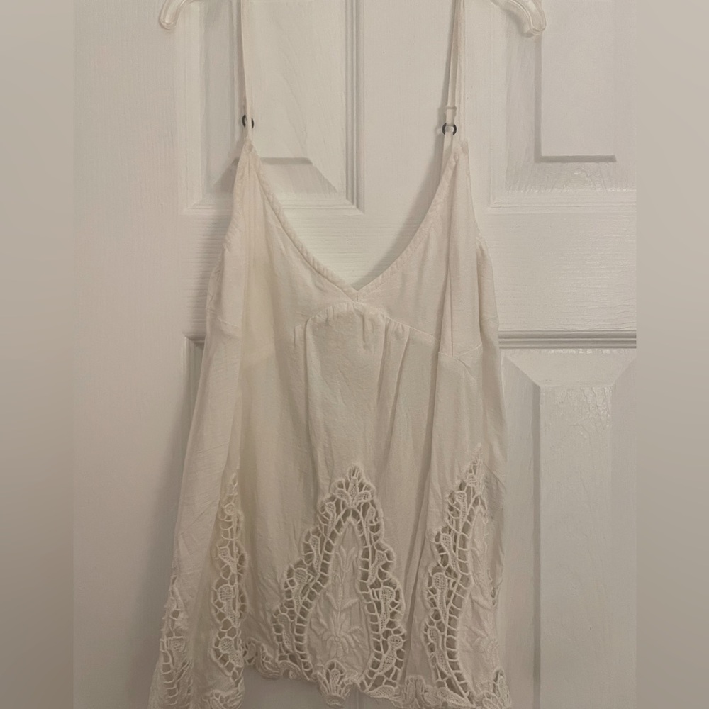 Abercrombie crochet tank top